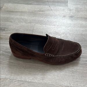 Cole Haan Brown Suede Loafers